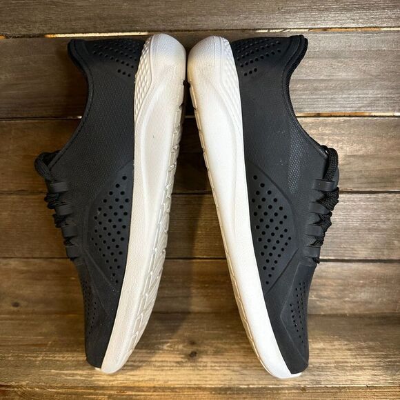 Womens Crocs LiteRide 360‎ Pacer Black Athletic Casual Sneakers Shoes Size 10 M - Picture 4 of 6